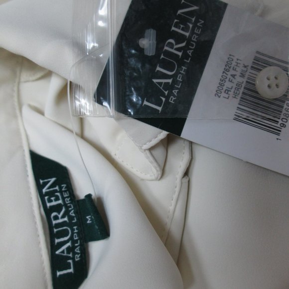 Lauren Ralph Lauren Blouse Flutter Sleeve Top Blouse NEW NWT Size Sz Medium Md M - Picture 13 of 14